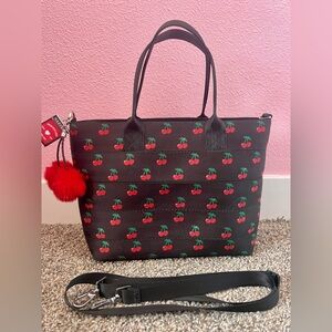 Harvey’s Seatbelt Tote Bag with Cherry Print